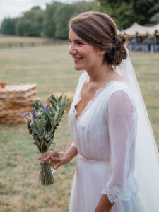 Robe de mariage fluide