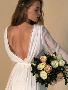 Robe de mariage fluide