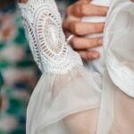 Détails robe de mariage