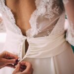 Détails robe de mariage