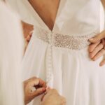 Détails robe de mariage